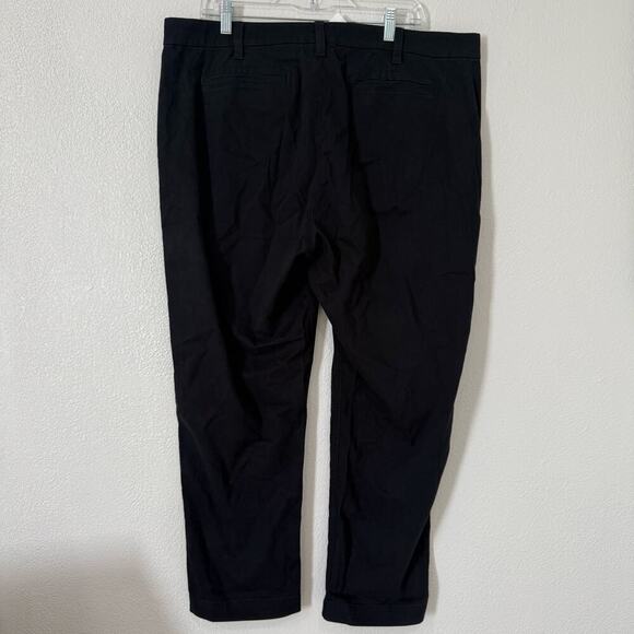 NWT J.Crew High Rise Girlfriend Chino Pant Black Straight Leg AD156 Size 16 - Picture 5 of 10